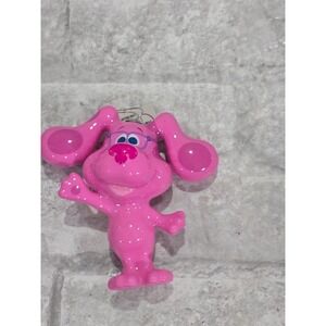 Blues Clues Magenta Ornament Pink Dog Puppy Decoupage Christmas Collectible 4.5"